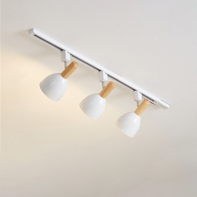 Nordische Schienenbeleuchtungs-Sets, moderner, minimalistischer Macaron-Stil, für Zuhause, Wohnzimmer, Hintergrund, Wand, kommerzielles Bekleidungsgeschäft, Ausstellungsraum, Spotlight