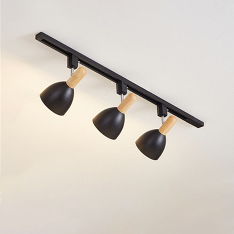 Nordische Schienenbeleuchtungs-Sets, moderner, minimalistischer Macaron-Stil, für Zuhause, Wohnzimmer, Hintergrund, Wand, kommerzielles Bekleidungsgeschäft, Ausstellungsraum, Spotlight