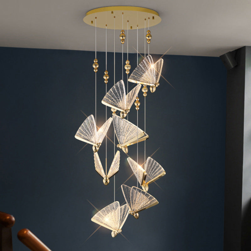 Moderne minimalistische stijl vlinder hanglampje lichtkit acryl hangend licht voor woonkamer