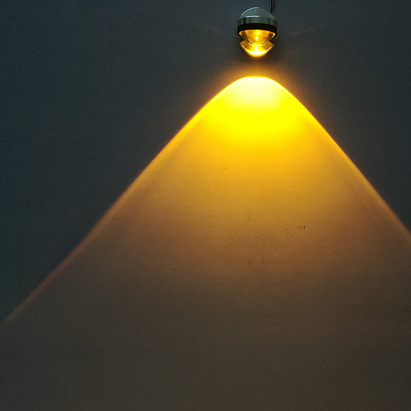 Moderner Kreis auf und ab LED Wandleuchter Kristall 2 Lichter Wandlampen