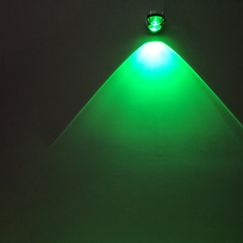 Moderner Kreis auf und ab LED Wandleuchter Kristall 2 Lichter Wandlampen