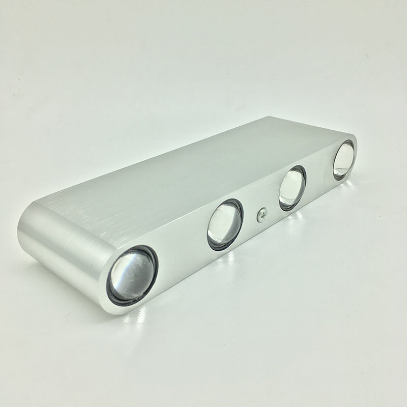 8 Leichtwerte rechteckige LED-Wandlampe kreatives Aluminium dekoratives Ambiente Licht für Pub Café