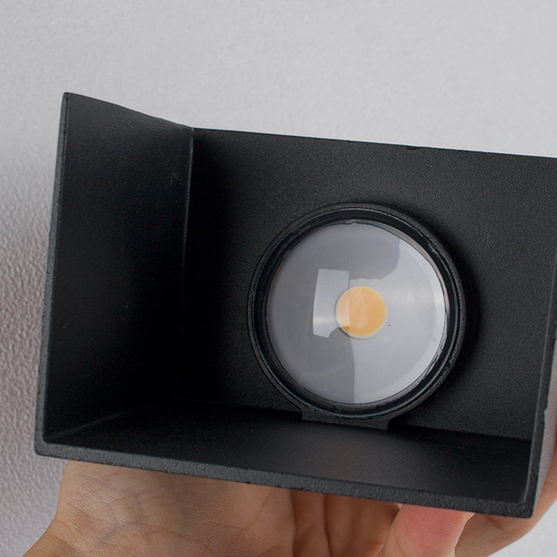 Rechteckige Aluminium im Freien LED LED Wandleuchte IP65 wasserdichte modern