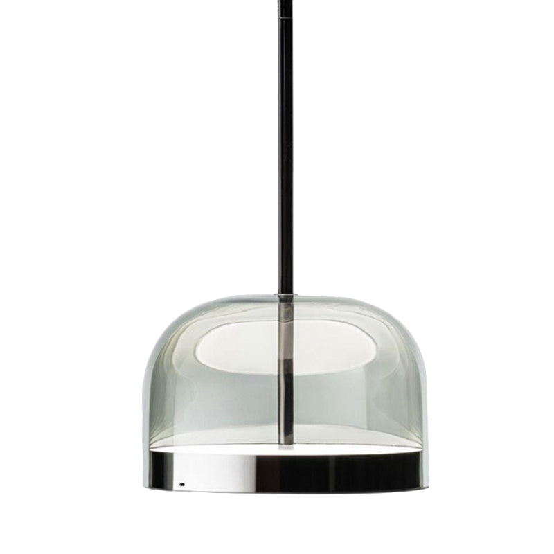 Kom hanglamp modernisme helder glas