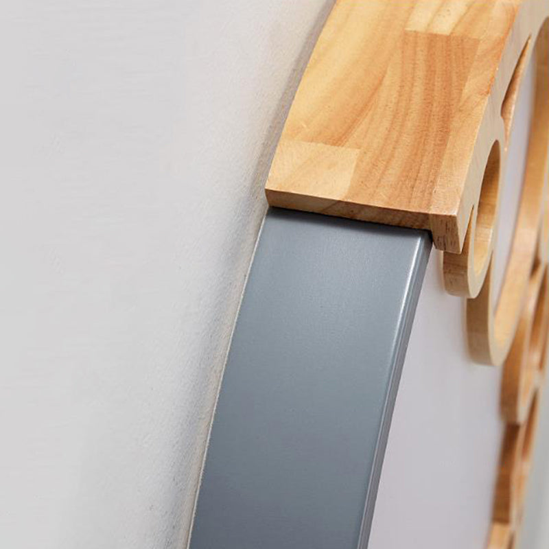 Plafonnier rond en métal de 18,5"/23" W, lampe LED moderniste à montage encastré, gris, lumière chaude/blanche/télécommande, gradation continue