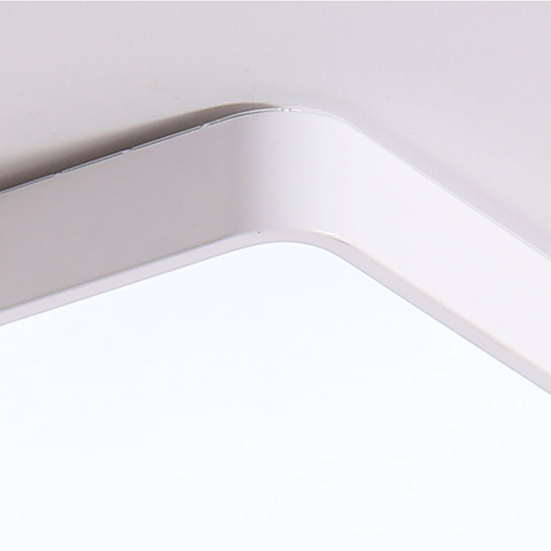 Colorblock rectangulaire encastré éclairage nordique acrylique salon LED plafonnier