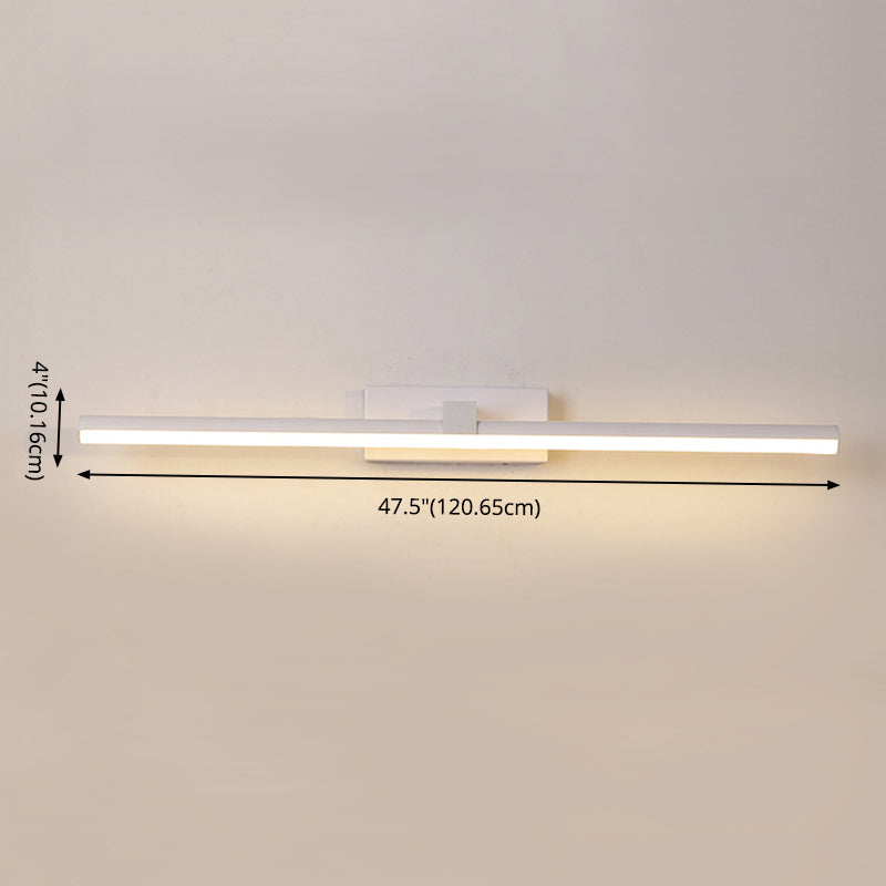Moderne Einfachheit zylindrische Wand montierte Waschtischlichter Acrylleuchten für Badezimmer