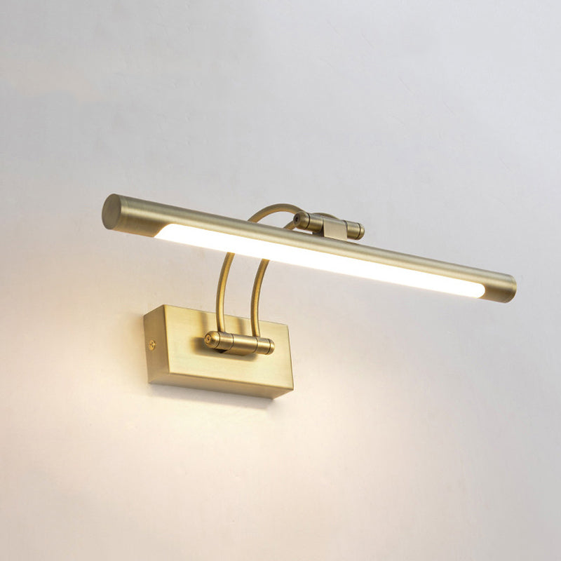 Einfachheit zylindrischer Waschtischspiegel Lichter Aluminiumwandleuchten für Badezimmer