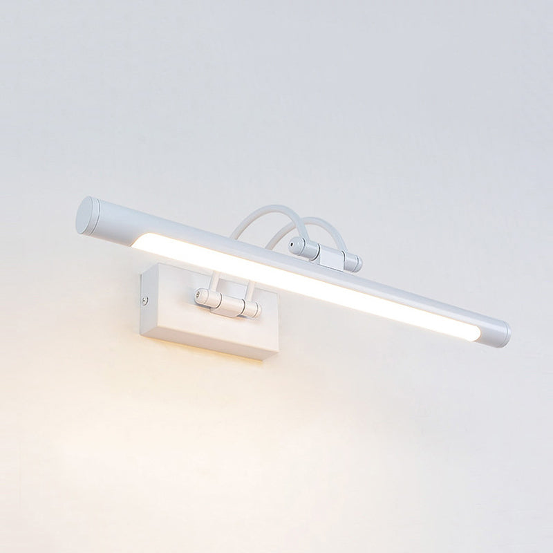 Einfachheit zylindrischer Waschtischspiegel Lichter Aluminiumwandleuchten für Badezimmer