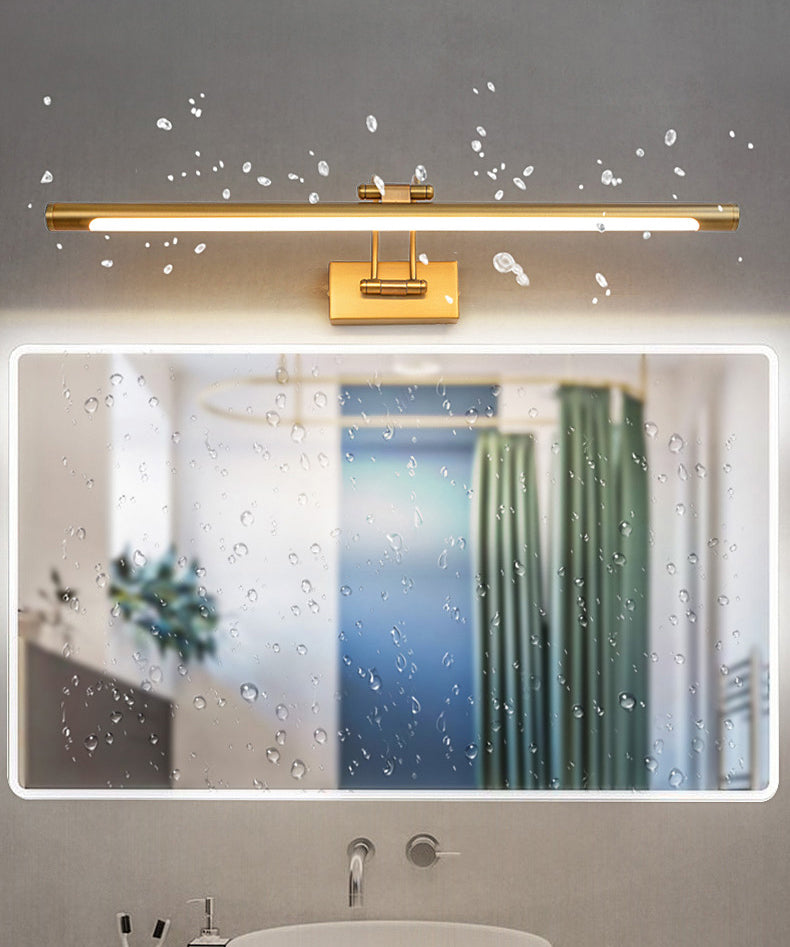 Einfachheit zylindrischer Waschtischspiegel Lichter Aluminiumwandleuchten für Badezimmer