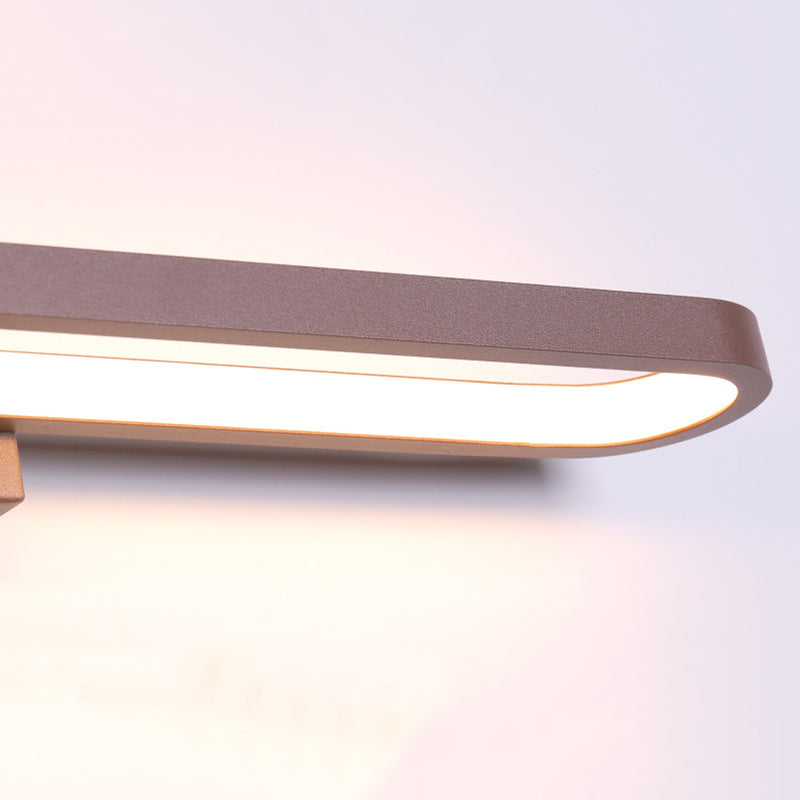 Ellipse Vanity Light Fixtures Modern Simplicity Acrylic Wall Mount Lamp for Bathroom