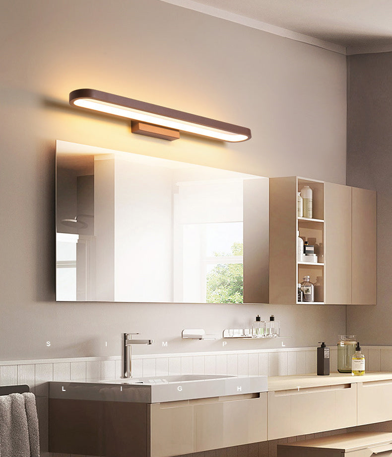 Ellipse Vanity Light Fixtures Modern Simplicity Acrylic Wall Mount Lamp for Bathroom