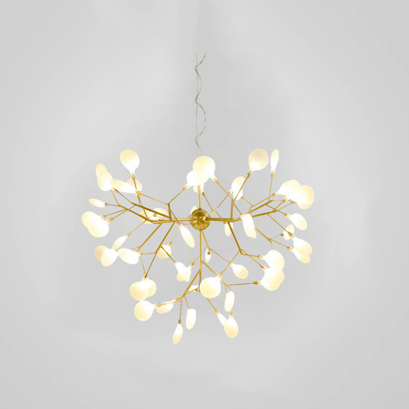 Estilo minimalista moderno techo en aerosol Costilla colgante de metal claro para sala de estar para sala de estar