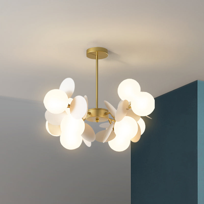 Bubbles Bedroom Ceiling Pendant Light Metal Nordic Style Chandelier Light Fixture
