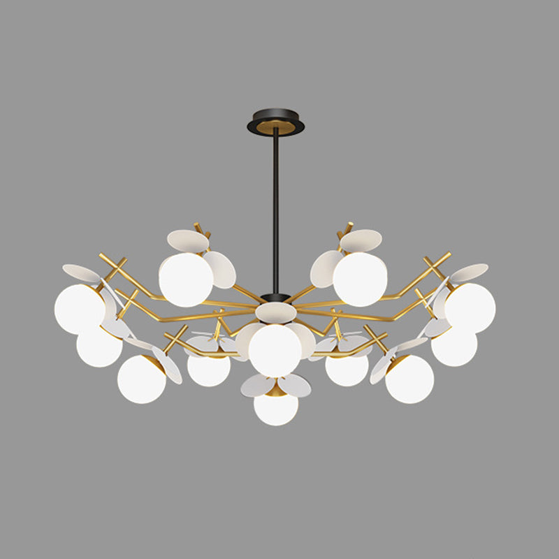 Accesorio de iluminación de lámpara de metal sombreado kit de luz colgante de estilo moderno para sala de estar