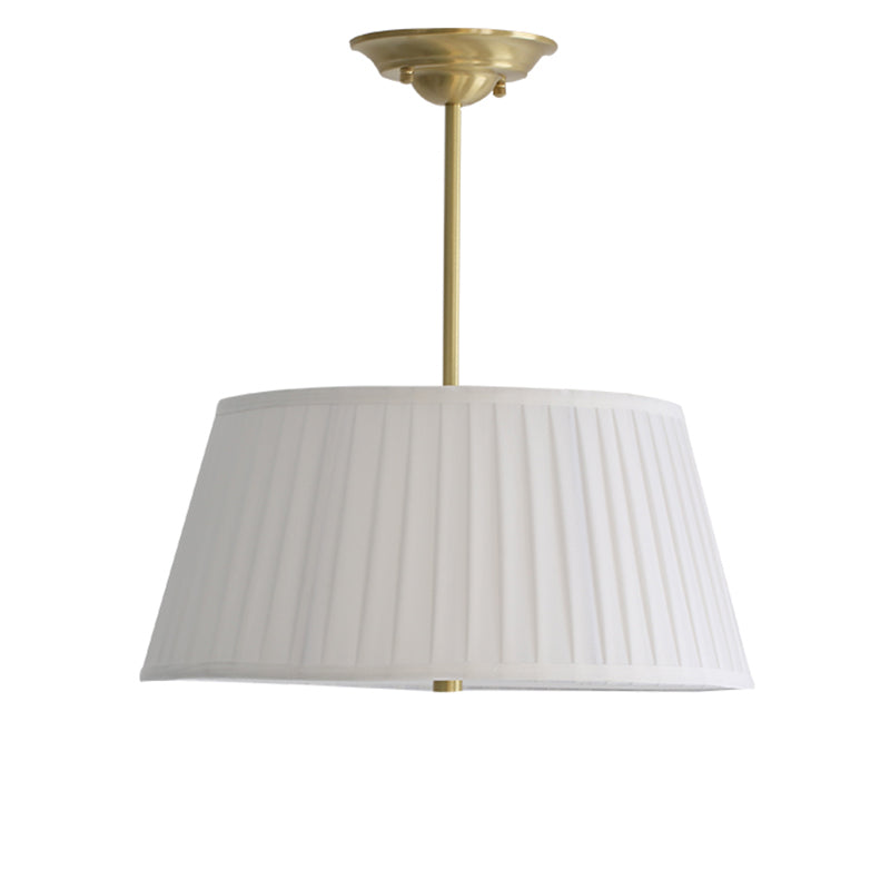 Chandelier Lighting Fixture Minimalist-Style Metal Pleated Lampshade Ceiling Pendant Light for Bedroom