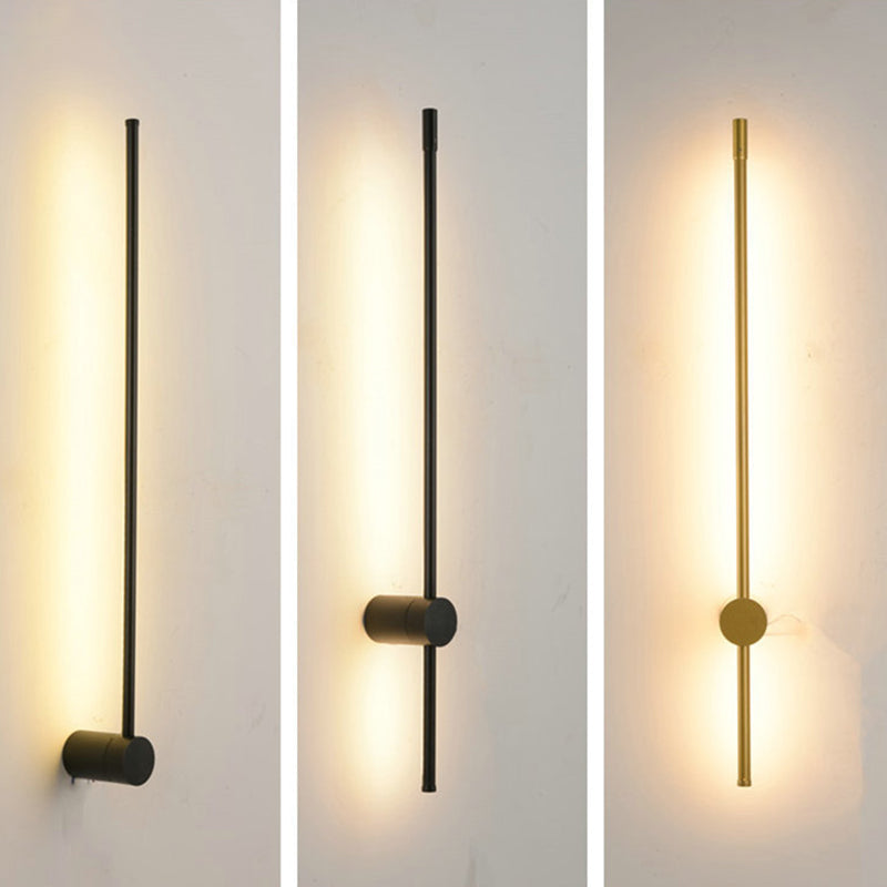 Modern Minimalist Style Linear Wall Sconce Lighting Metal Wall Mount Light for Living Room