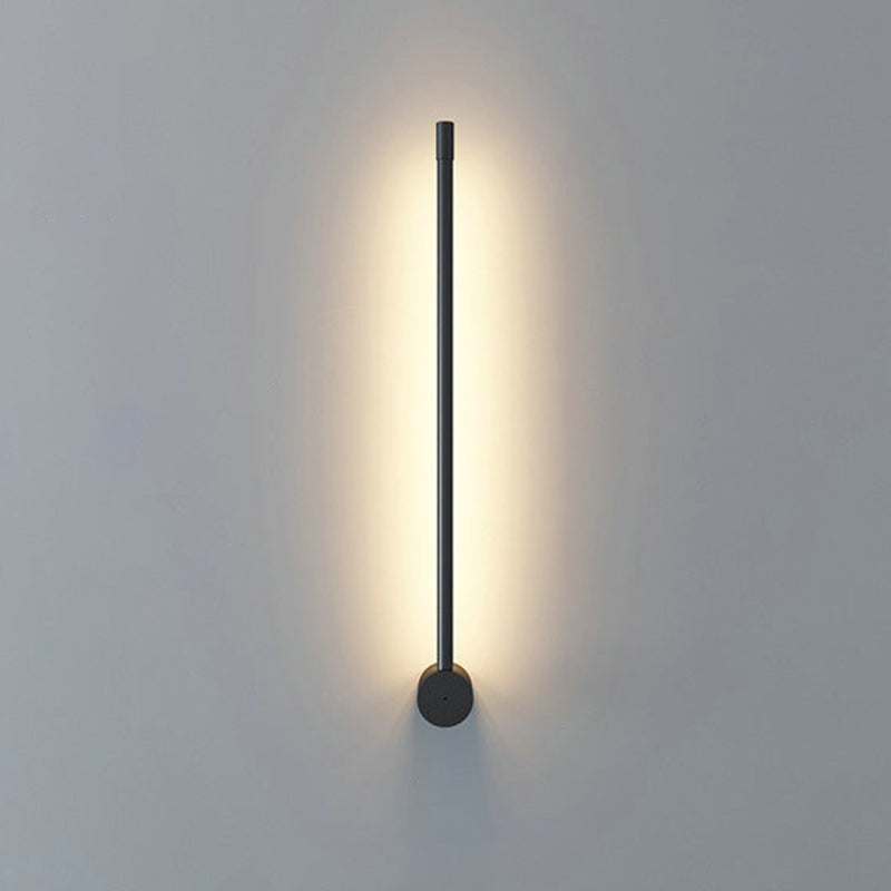 Moderner minimalistischer Stil linearer Wandleuchten Beleuchtung Metall Wandmontage Licht für Wohnzimmer