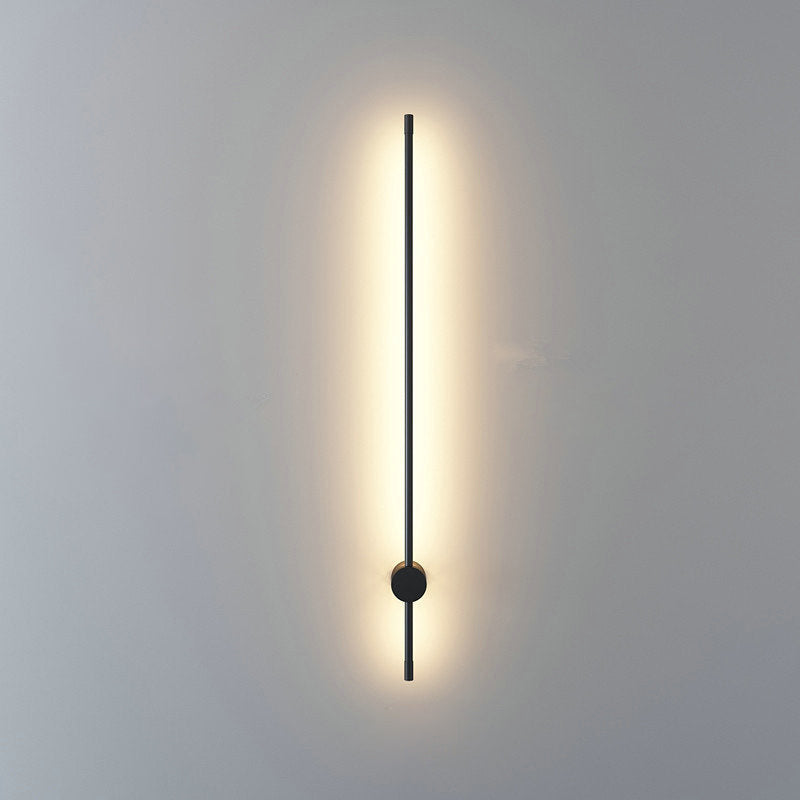 Modern Minimalist Style Linear Wall Sconce Lighting Metal Wall Mount Light for Living Room