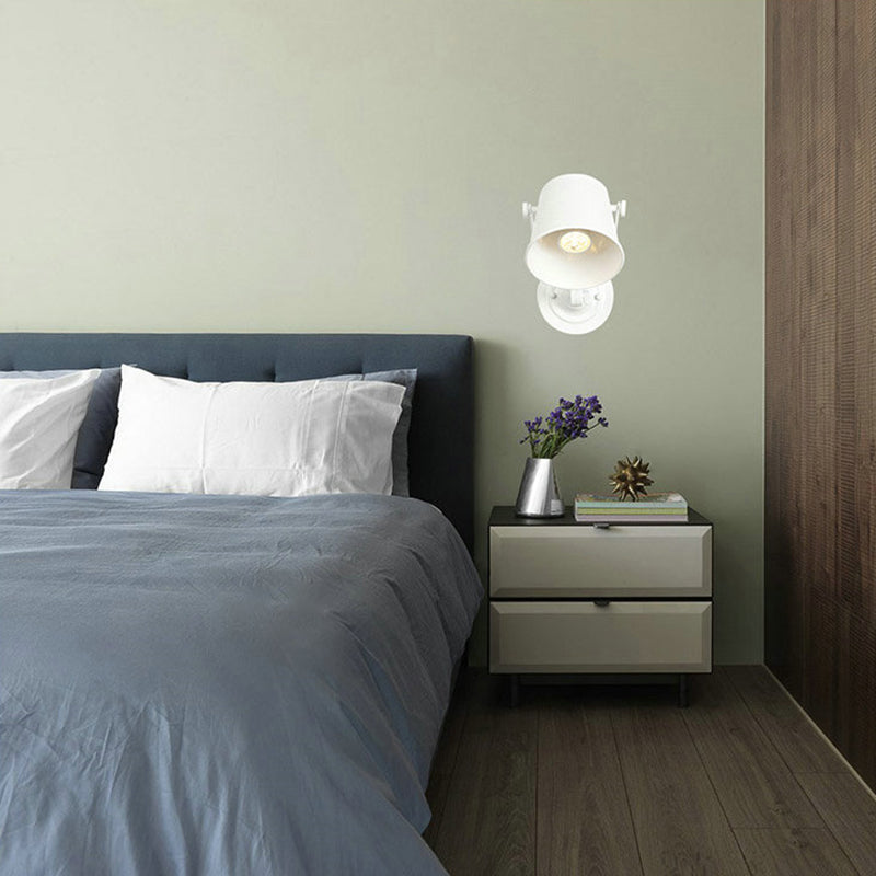 Simplicidad moderna Estilo de la lámpara de pared de macarrones Mango Diseño ajustable Ajuste de metal Luz de metal para dormitorio