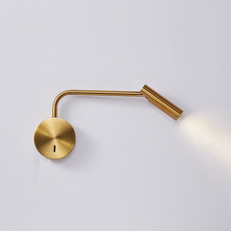 Modern Minimalist Style Reading Wall Light Metal 1 Light Reading Wall Lamp for Bedroom