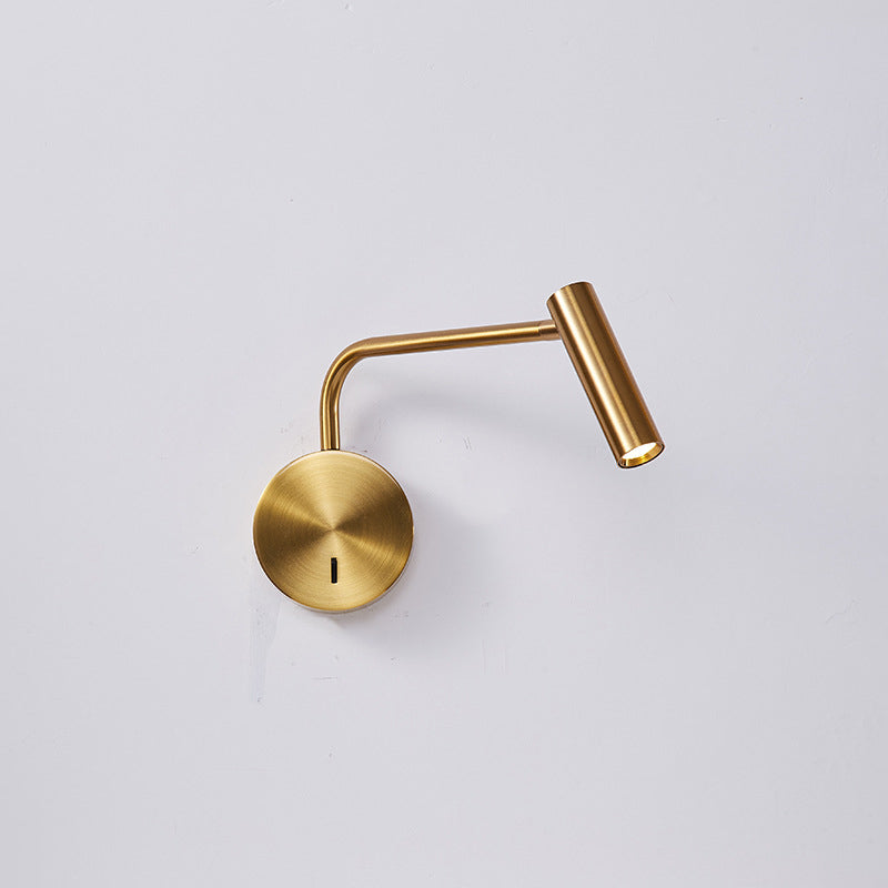 Modern Minimalist Style Reading Wall Light Metal 1 Light Reading Wall Lamp for Bedroom