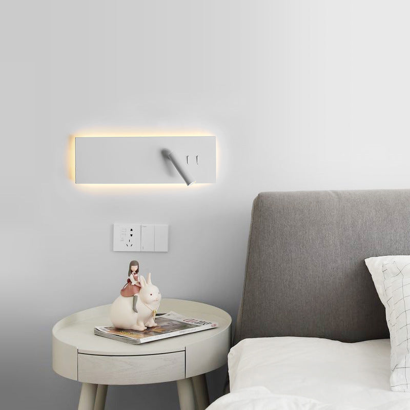 Modern Minimalist Style Wall Mounted Reading Lights Metal Reading Wall Lamp for Bedroom