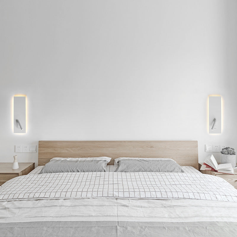 Modern Minimalist Style Wall Mounted Reading Lights Metal Reading Wall Lamp for Bedroom