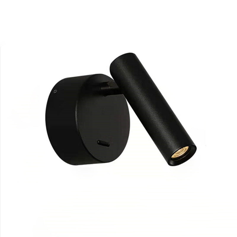 Modern Cylinder Wall Mounted Lighting Aluminum 1 Light Wall Lamp