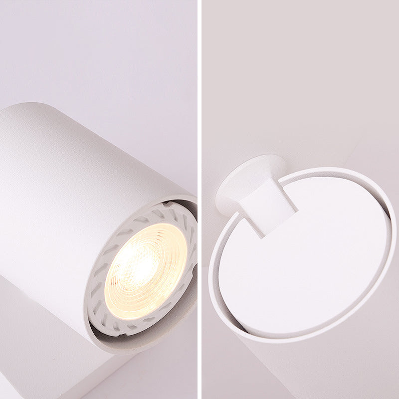 Modern Minimalist Minimalist Cilindro Accensione montata in metallo 1 Lampada da parete leggera