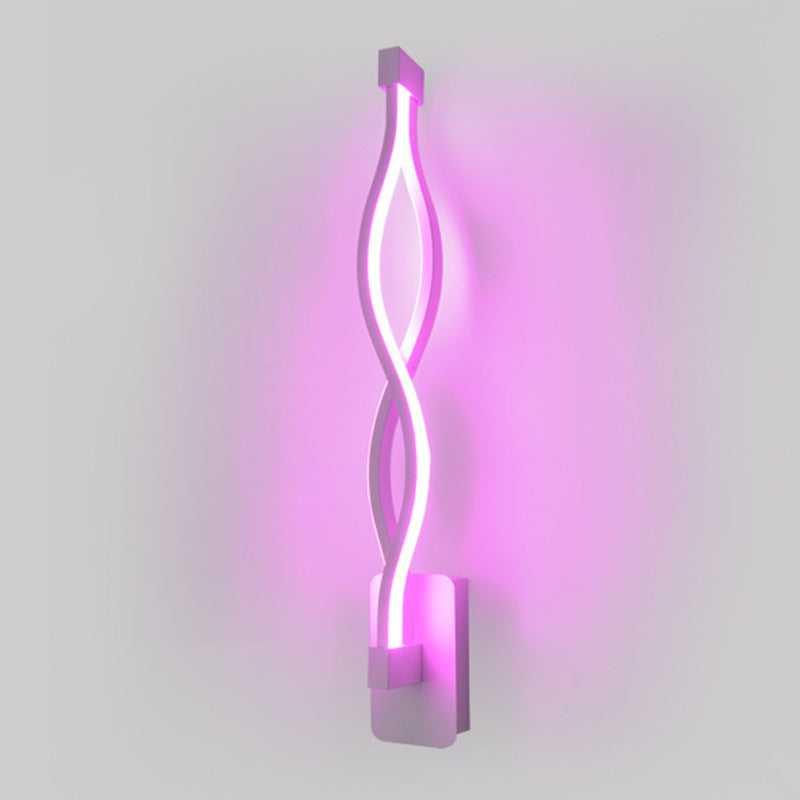 Modern Minimalist Style Linear Wall Mounted Light Fixture Acrylic Wall Sconces for Living Room