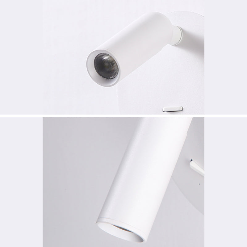 Modern Tubes Sconce Light Fixtures Metal 1 Light Wall Sconces