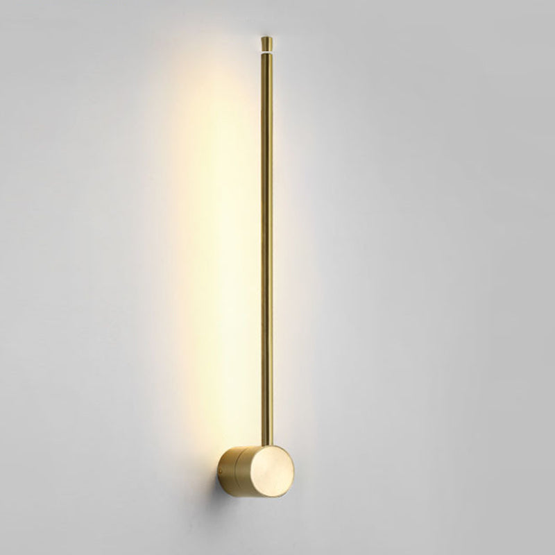 Modern Minimalist Style Linear Wall Mounted Light Fixture Metal Wall Sconces for Living Room