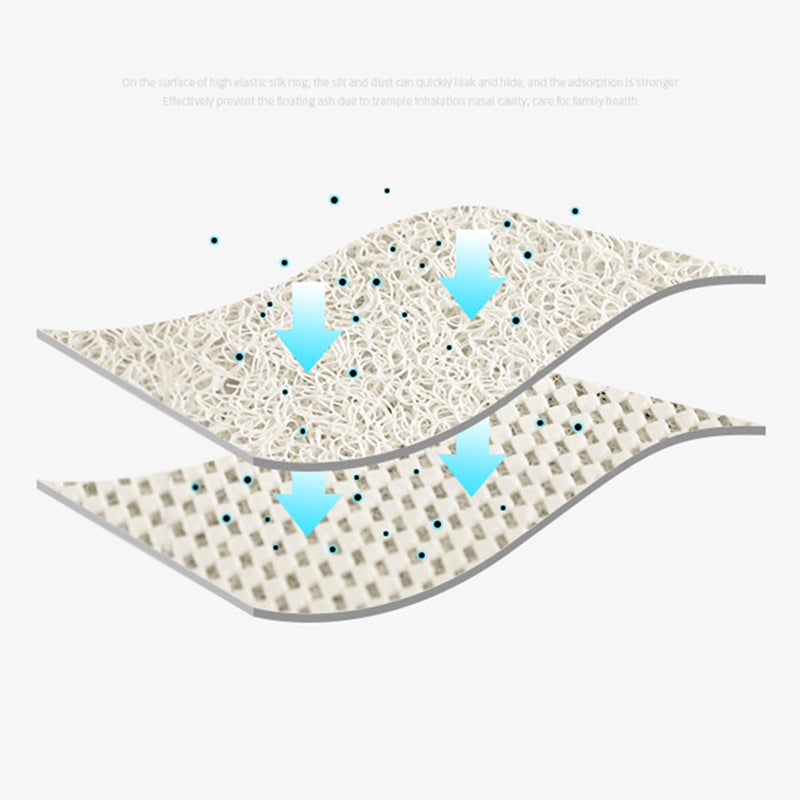 Round Blue Tone Simple Indoor Rug Polyester Floral Print Rug Non-Slip Backing Indoor Rug for Living Room