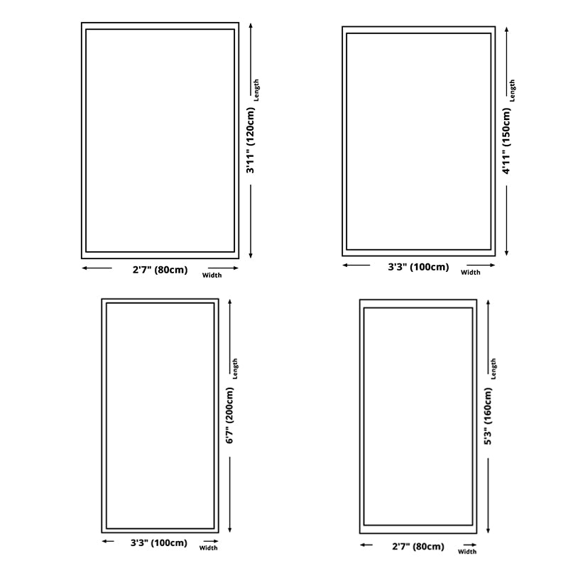 Dekorative asymmetrische Grafikbereich Teppich moderner kreativer Rechteck Teppich Polyester Nicht-Schlupf-Hintergrund Teppich für Wohnzimmer