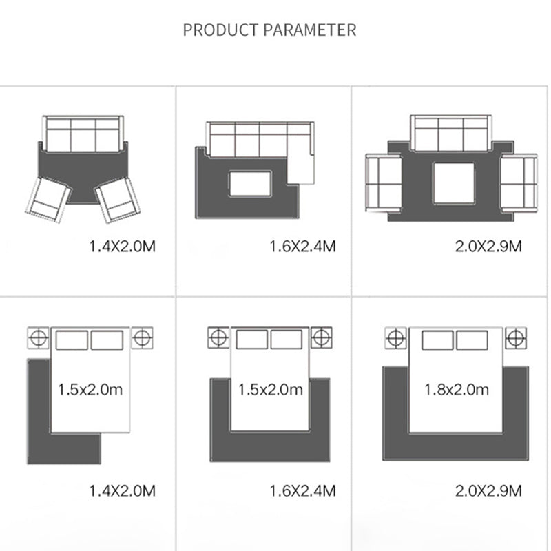 Mehrfarbiger kreativer Indoor-Teppich zeitgenössischer Grafikbereich Teppich Polyester Nicht-Schlupf-Backing Teppich für Wohnkultur