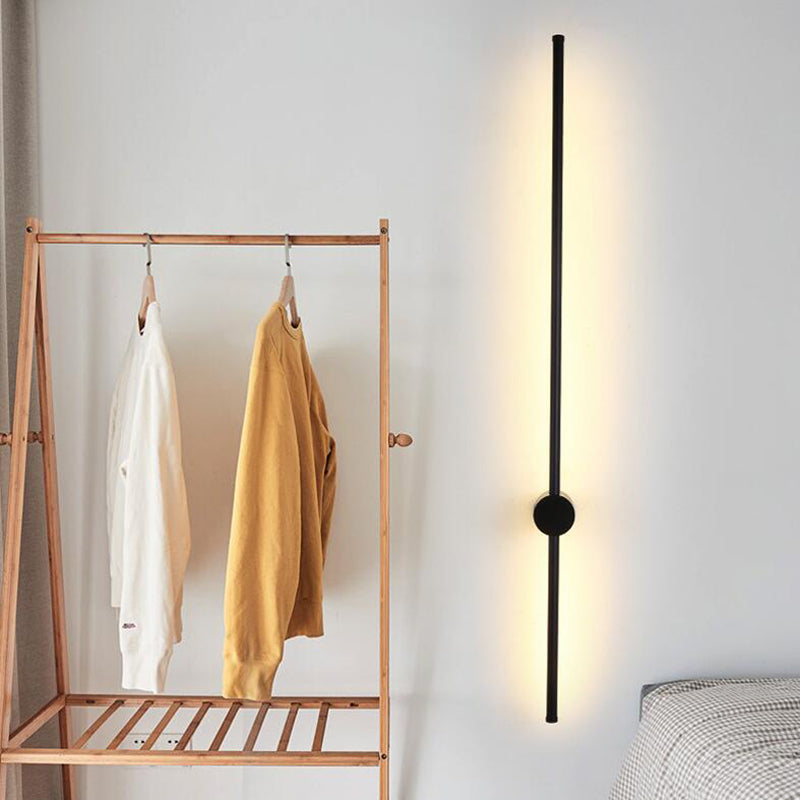 Modern Minimalist Style Linear Wall Sconce Lighting Metal Wall Mount Light for Living Room