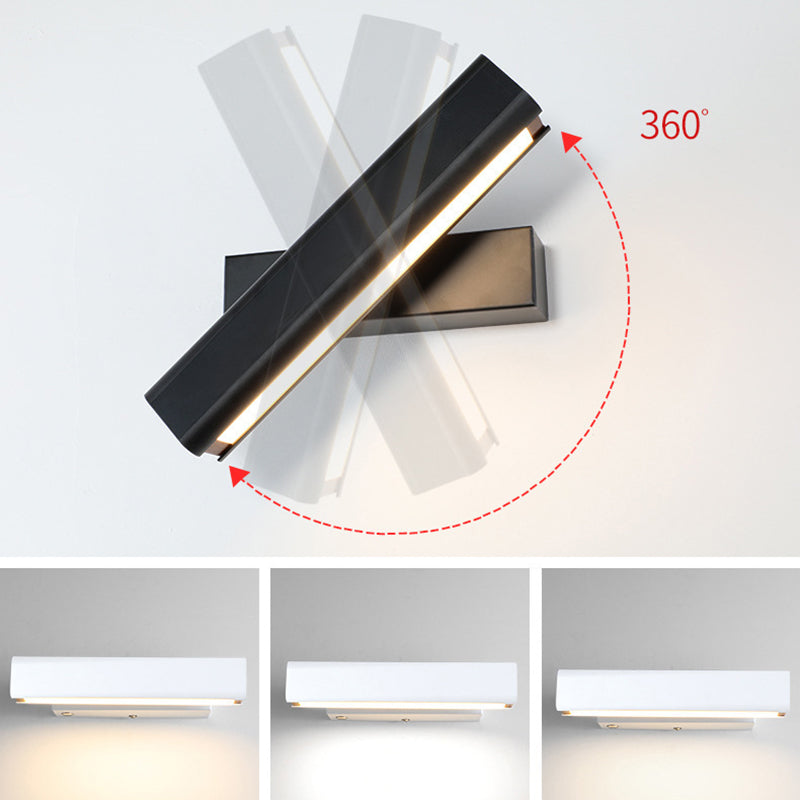 Moderne minimalistische stijl rechthoek SCONCE LILMTURES Metalen wandverlichting voor slaapkamer