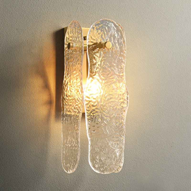 Modern Minimalist Style Sconce Light Fixtures Glass Wall Lighting for Living Room