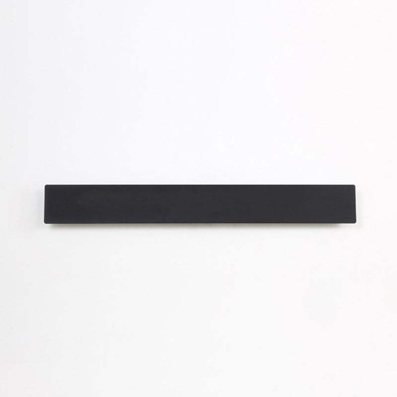 Black Rectangular Metal RGB Wall Lamp Modern Style Ambiance Decorative LED Wall Sconce for Bedroom Living Room