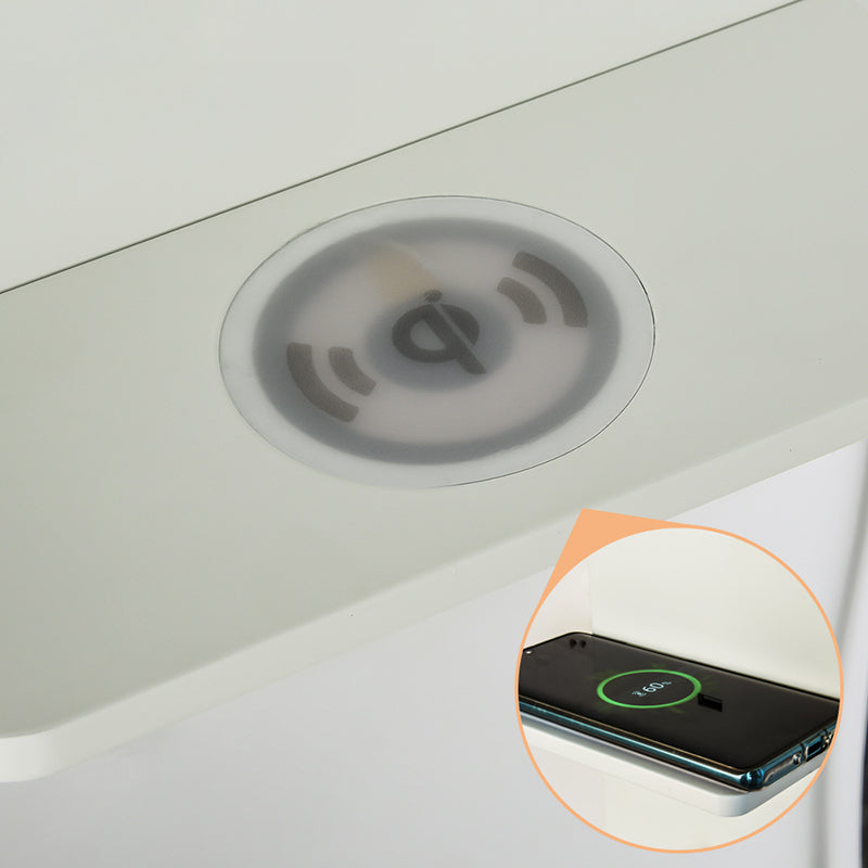 Hedendaagse eenvoud LED -leeslamp draadloos oplaadplankontwerp Bedmuurlicht met onafhankelijke schakelaar