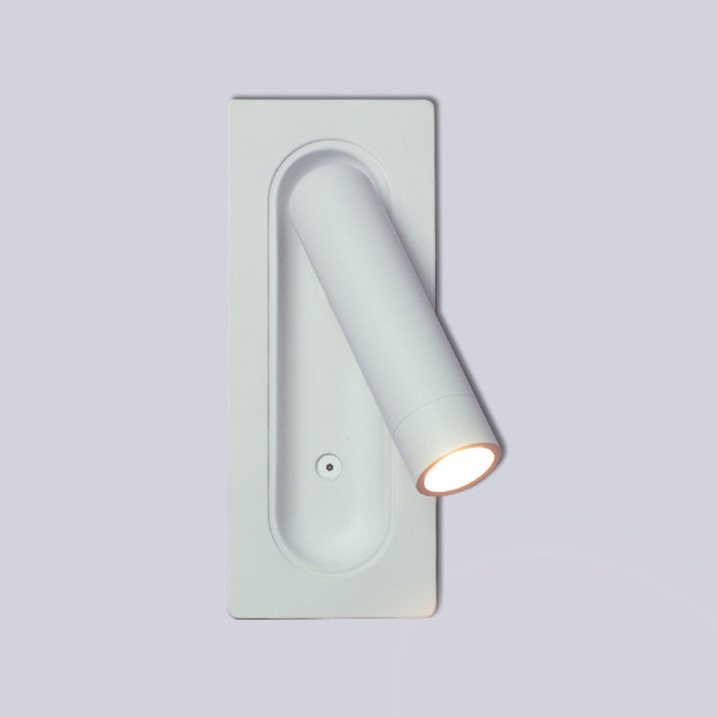 7 "H MODERNO Montaje de montaje LED LEAK DEL SITBILLO OBJUNTO DESEJO Cilíndrica Lámpara de lectura de la noche