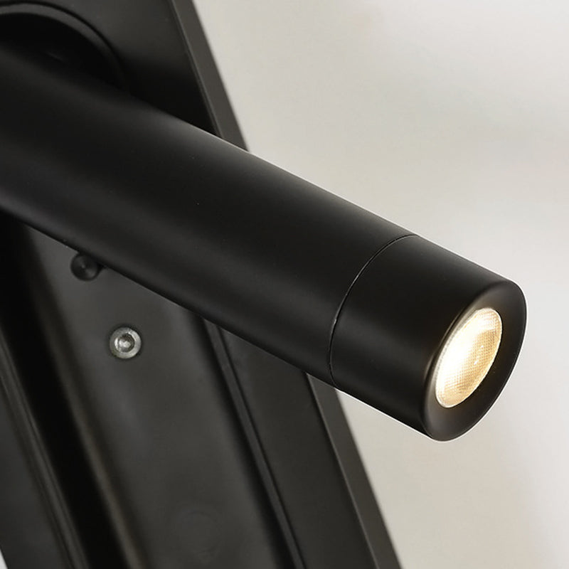 7 "H MODERNO Montaje de montaje LED LEAK DEL SITBILLO OBJUNTO DESEJO Cilíndrica Lámpara de lectura de la noche