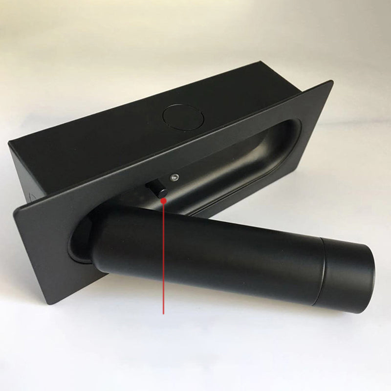 7 "H MODERNO Montaje de montaje LED LEAK DEL SITBILLO OBJUNTO DESEJO Cilíndrica Lámpara de lectura de la noche