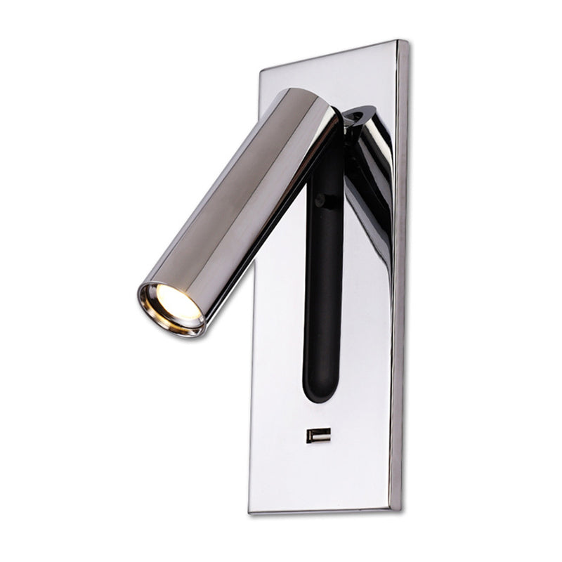 7 "H MODM MODERNO MONTAJE LED LED LIGHT USB CARGA DE CARGA DEL Puerto de diseño Lámpara de lectura