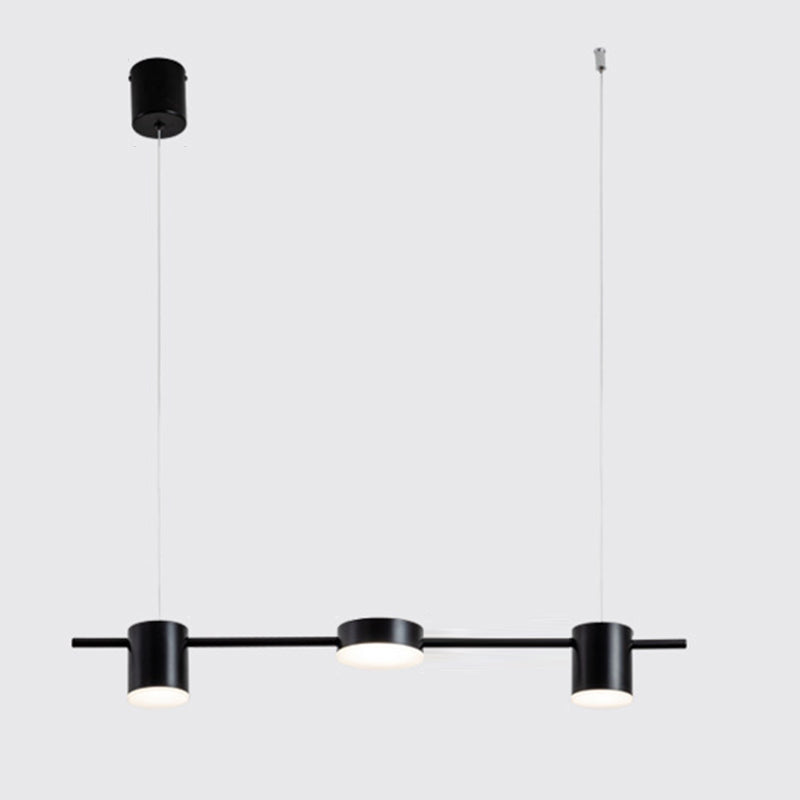 Cylinder Island Pendant Lights Ultra-Contemporary Acrylic Island Pendant Lights for Restaurant