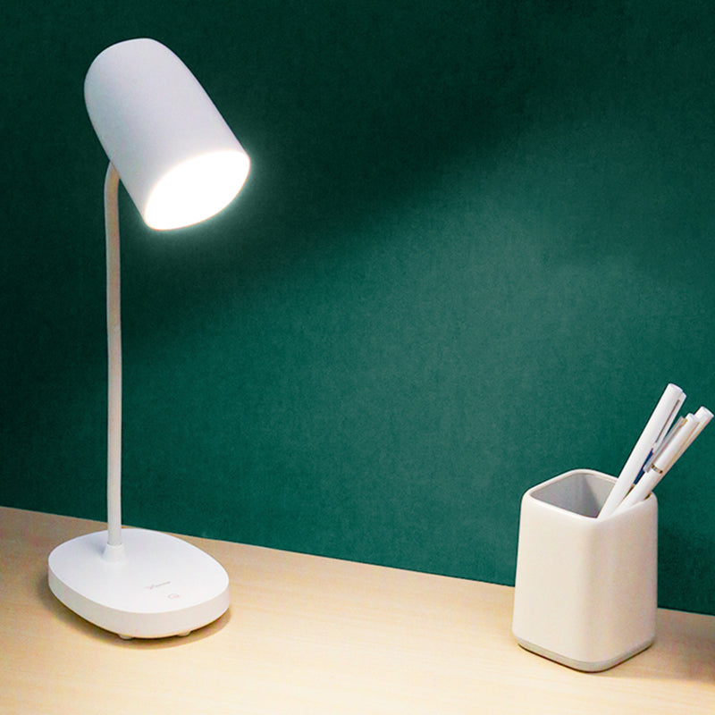Lampada da tavolo in stile minimalista moderno con porta di plastica USB 1 luce da tavolo per la scrivania