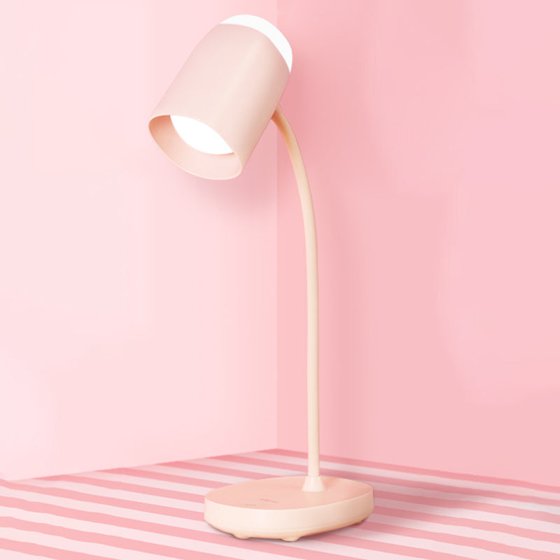 Lampada da tavolo in stile minimalista moderno con porta di plastica USB 1 luce da tavolo per la scrivania