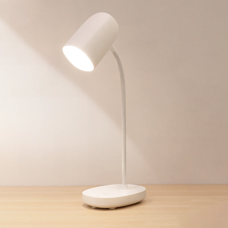 Lampada da tavolo in stile minimalista moderno con porta di plastica USB 1 luce da tavolo per la scrivania
