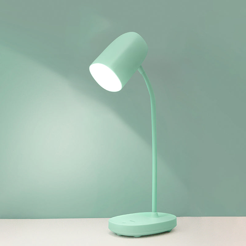 Lampada da tavolo in stile minimalista moderno con porta di plastica USB 1 luce da tavolo per la scrivania